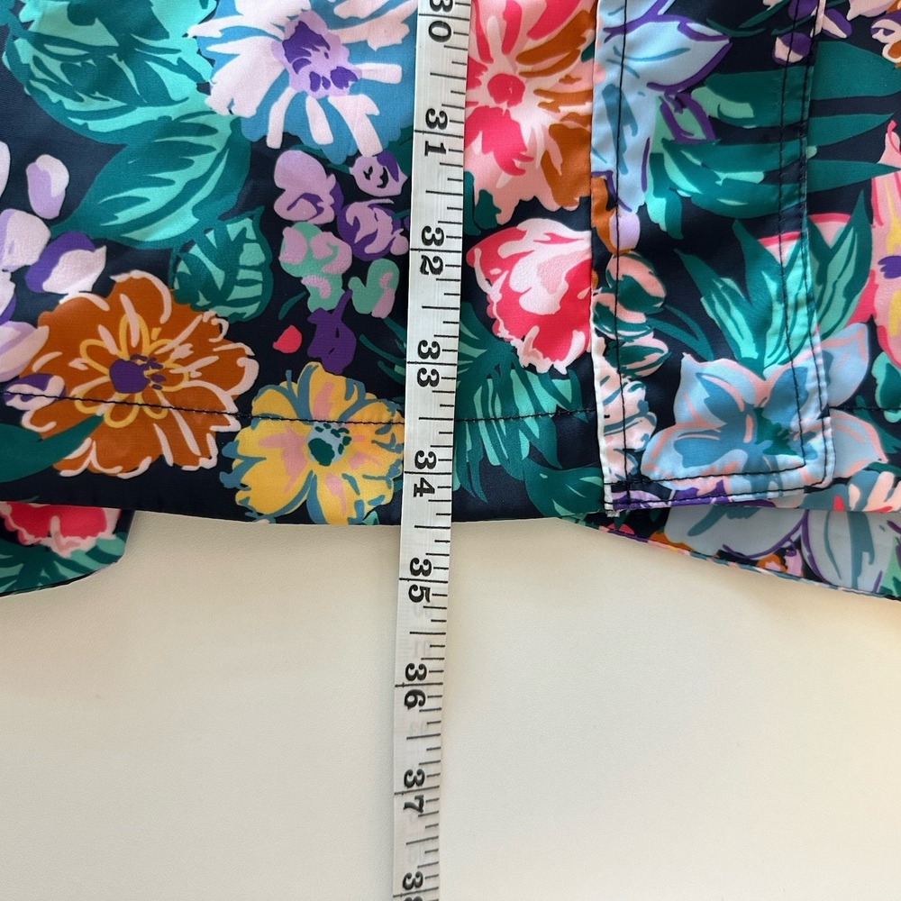 Vera Bradley Women's Floral Colorful Rain Jacket Size M Spring Bloomcore Flowers - Picture 12 of 16
